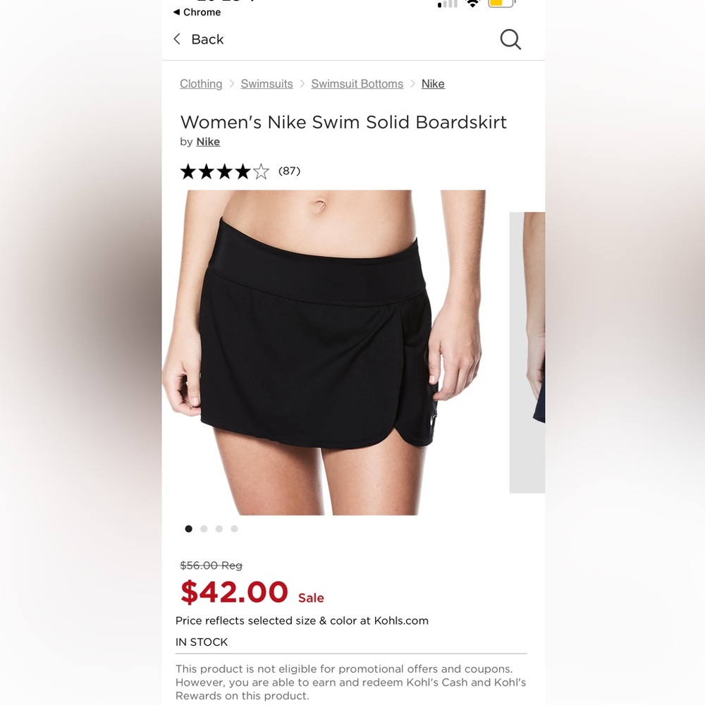 Nike Swim Solid Boardskirt Swim Suit